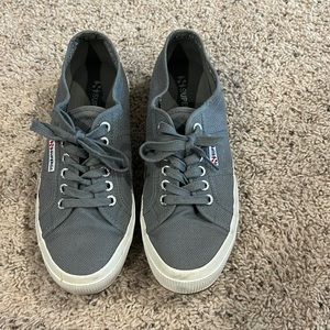 Grey Superga Cotu sz 39.5 / 8.5